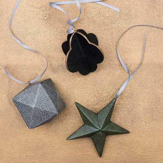 Holiday Ornaments - Shagreen